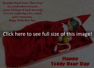 Happy Teddy Bear Day Quotes Teddy (id: 175353)