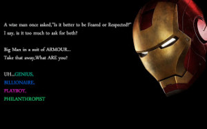 Feared or Respected - Iron Man