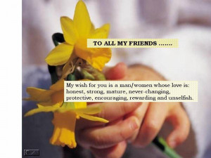 To All My Friends