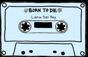 aw, cute, gif, hipster, lana del rey, pastel, songs, tape recorder