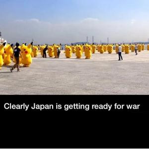Clearly Japan is getting ready for war