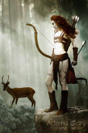 Artemis - Goddess of Hunt by LorelainW