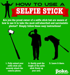 How to Stick Selfie Joke