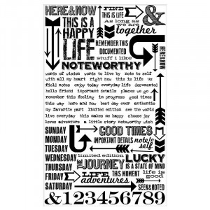 Home » Tim Holtz Idea-ology Remnant Rubs, Life Quotes - TH93120