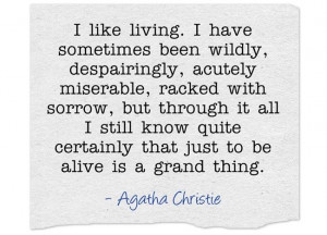 Quote of the Day...Agatha Christie