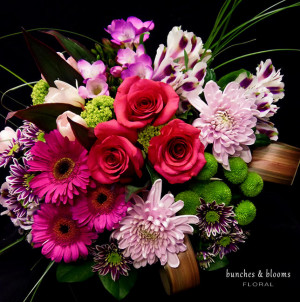 flowers bouquet bright