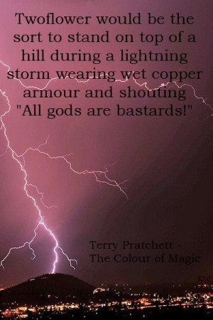 Discworld quote by Terry Pratchett, Twoflower - The Colour of Magic ...