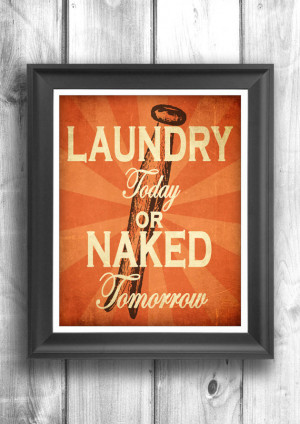Laundry Room Motivational print digital illustration wall decor ...