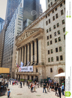 Showing picture: New York Stock Exchange Quotes