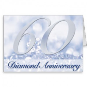 Diamond (60th) gems anniversary invitation by starstreamdesign