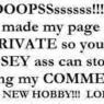 Noisy People Quotes Myspace nosy people layout