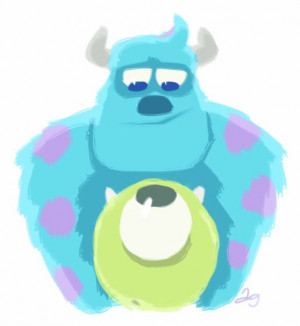 Cute Mike and Sulley piece