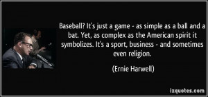 Ernie Harwell Quote