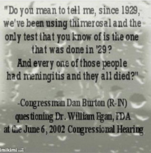 Thimerosal from vaccines causes tics. You start a campaign and make ...