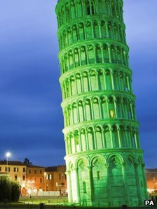 ... image to show how the famous landmark will look on St Patrick