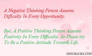 Quotes About Positive Attitude Towards Life #1