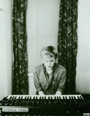 David Sylvian from Japan, with a Sequencial Circuits - Prophet 5