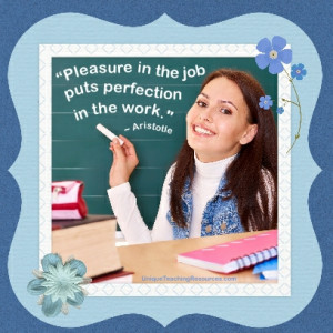 puts perfection in the work.