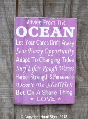 Wedding, Beach Rules, Ocean Advice, Coral Decor, Love Quotes Sayings ...