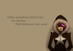 star girl quote not really quote just contributing Wallpaper