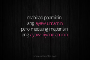 Tagalog Quotes & Funny Pick Up Lines