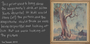 ... being respectful and looking at him. But we were looking at the