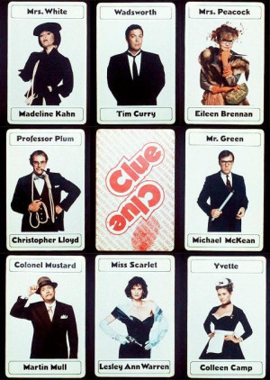 Clue. This would be a great group costume idea!!!