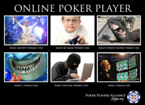 Online Poker Player