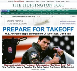 What a strange way for the Huffington Post to illustrate its story on ...