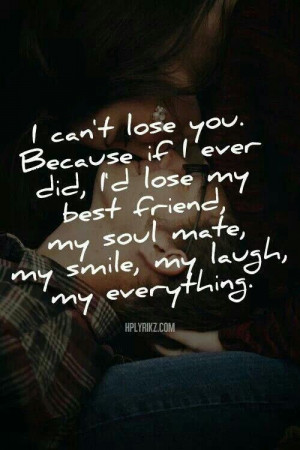 can't lose you