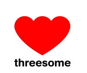3some, 3sum, funny, heart, logo, love, sexy, typography logo threesome ...