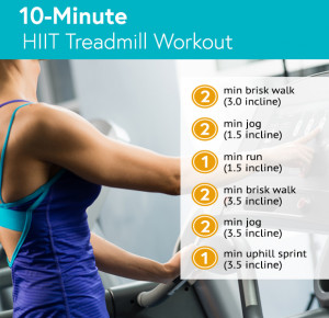 10-Minute Treadmill HIIT Workout
