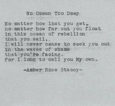 typewriter poetry series no ocean too deep more typewriters poetry ...
