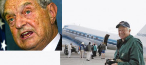 Left: Billionaire investor George Soros. Right: Foster Friess flew to ...