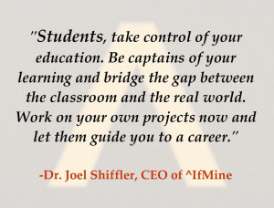 The evolution of education starts with you. Sign up for ^IfMine today ...