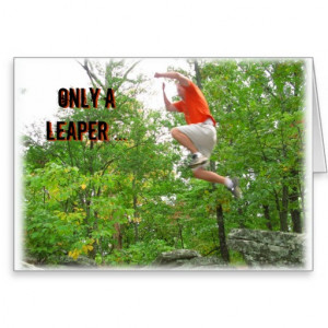 Leap Year Birthday Card--Only a Leaper