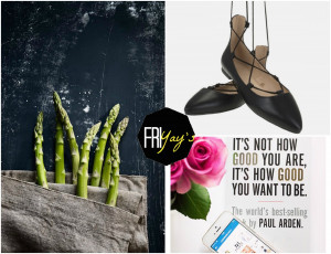 My friyays #13 - asparagus, lace up flats and career women quotes