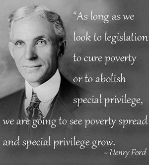 ... see poverty spread and special privilege grow.