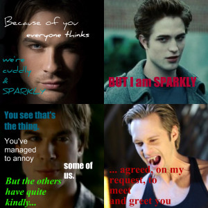 Damon Salvatore vs Edward Cullen Damon's nice :D