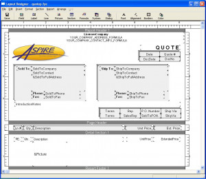 QuoteWerks Quote Layout without Product pictures