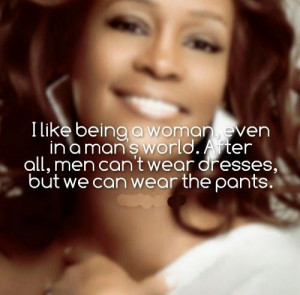 ... can't wear dresses, but we can wear the pants. #Women #Funny #Quotes