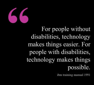 technology makes things easier for people with disabilities technology ...