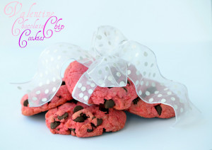 Valentines Chocolate Chip Cookies