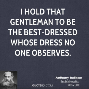 Anthony Trollope Quotes