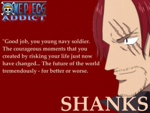 Red hair Shanks Friendship Quote Opheaven.blogspot.com
