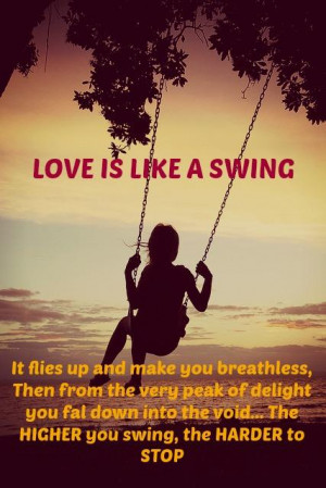 Swing and Love Quotes