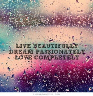 ... Beautifully Dream Passionately Love Completely Facebook Cover Picture