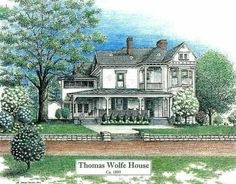 Thomas Wolfe Look Homeward Angel | Thomas Wolfe House, Asheville NC ...