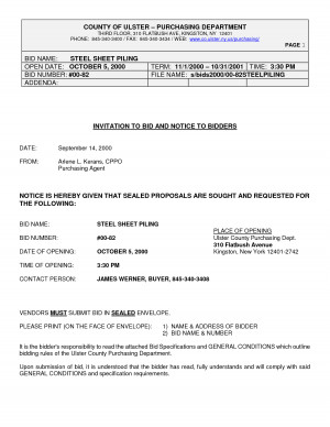 Sample Roofing Quote