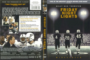 ... about Friday Night Lights the book . Today we'll talk about the movie